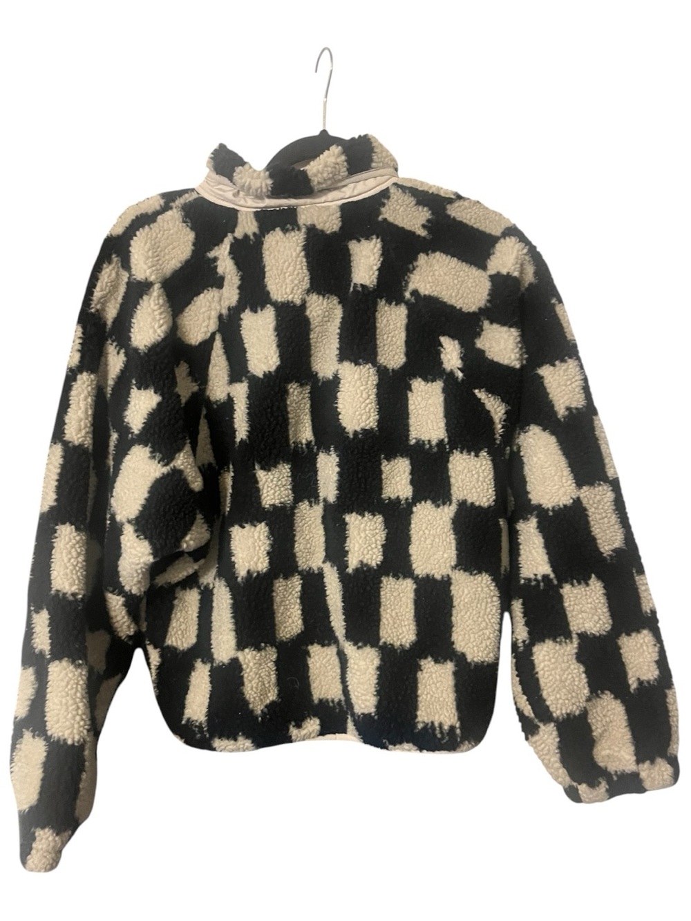 Free People Hit The Slopes Black and Cream Checkerboard Fleece
Jacket size small - Picture 6 of 8